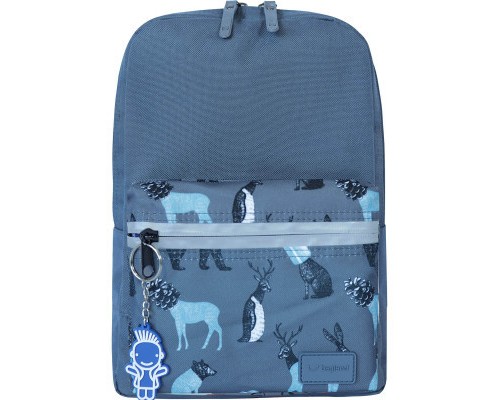 Рюкзак шкільний Bagland Молодіжний Mini 740 Cірий 8 л (0050866) (648911778)