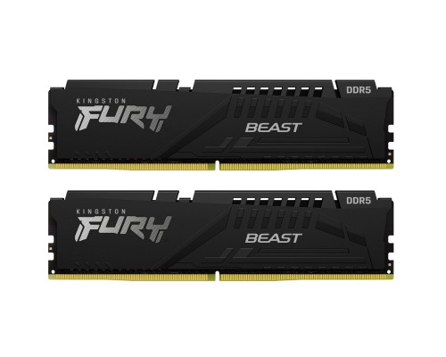 Модуль пам'яті для комп'ютера DDR5 32GB (2x16GB) 6800 MHz Beast Black EXPO Kingston Fury (ex.HyperX) (KF568C34BBEK2-32) Модуль пам'яті для комп'ютера DDR5 32GB (2x16GB) 6800 MHz Beast Black EXPO Kingston Fury (ex.HyperX) (KF568C34BBEK2-32)