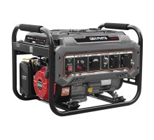 Генератор Graphite 230V (1 фаза), 2/2.2kW, ручний старт, AVR, 40кг (58G904)