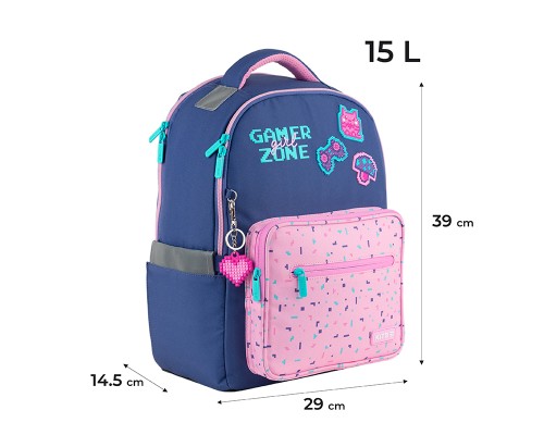 Шкільний набір Kite Pixel Love Фіолетовий (SET_K24-770M-1)