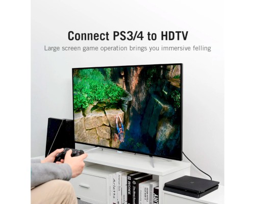 Кабель мультимедійний HDMI to HDMI 20.0m V2.0 4K 30Hz PVC Vention (VAA-M02-B2000)