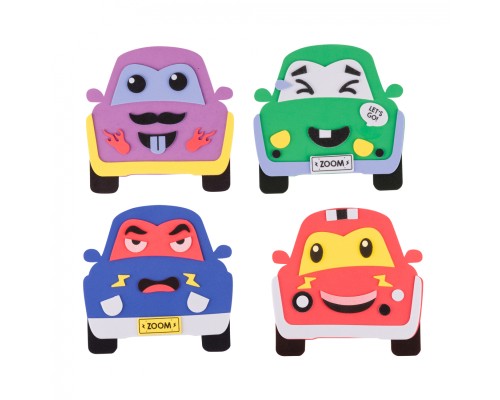 Набір для творчості 1 вересня Машинки Аплікація з фоамірану ЕВА (954590)