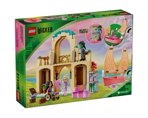 Конструктор LEGO Wicked Ґлінда, Ельфаба й Несароза в Університеті Шиз 304 детали (75681)