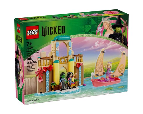 Конструктор LEGO Wicked Ґлінда, Ельфаба й Несароза в Університеті Шиз 304 детали (75681)