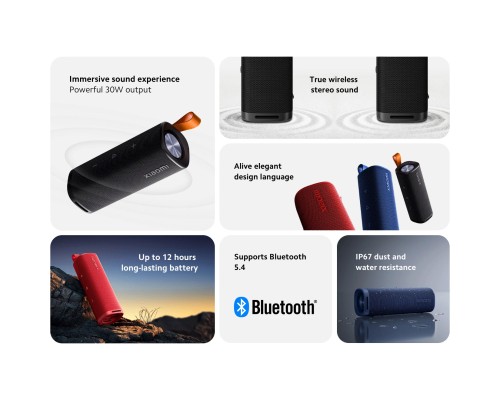 Акустична система Xiaomi Sound Outdoor Red (1037289) 