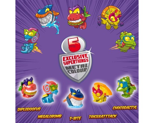 Ігровий набір SuperThings S – Діно Руйнівники (PSTSD48TIN60) Ігровий набір SuperThings S – Діно Руйнівники (PSTSD48TIN60)