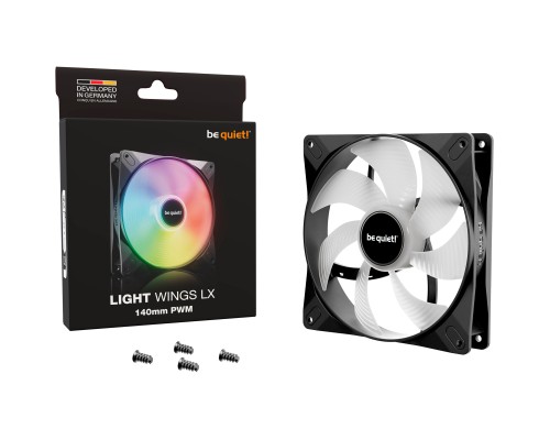 Кулер до корпусу Be quiet! LIGHT WINGS LX 140mm PWM (BL126)