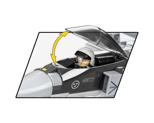 Конструктор Cobi Літак SAAB JAS 39 Gripen E, 480 деталей (COBI-5820)