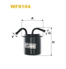 Фільтр паливний Wixfiltron WF8104