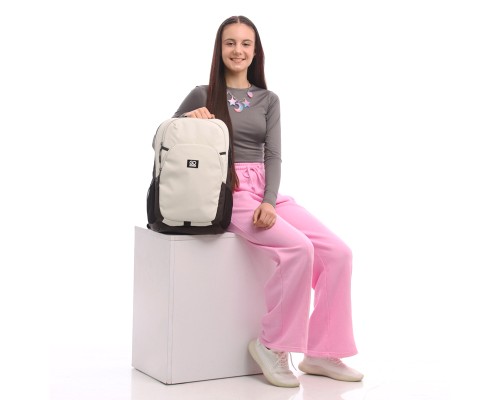 Рюкзак шкільний GoPack Education Teens 185 бежевий (GO25-185L-3)