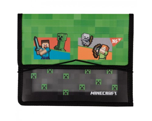 Папка для зошитів Yes В5 на резинці пластикова Minecraft Heroes (492207)