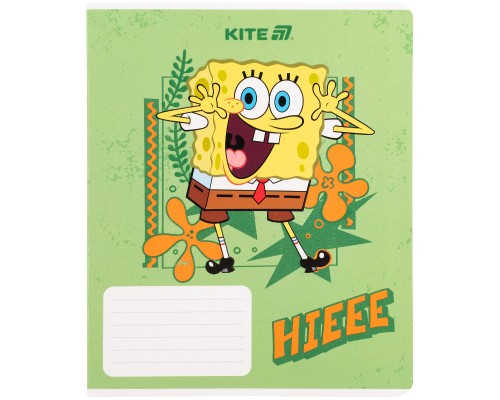 Зошит Kite SpongeBob SquarePants, 18 аркушів, клітинка (SB25-236)
