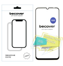Скло захисне BeCover Realme Note 60/60X 10D Black (713169)
