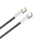 Дата кабель USB-C to Lightning 2.0m (PDF Fast Charging 27W) black ColorWay (CW-CBPDCL068-BK)