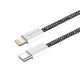Дата кабель USB-C to Lightning 2.0m (PDF Fast Charging 27W) black ColorWay (CW-CBPDCL068-BK)