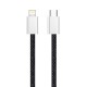 Дата кабель USB-C to Lightning 2.0m (PDF Fast Charging 27W) black ColorWay (CW-CBPDCL068-BK)