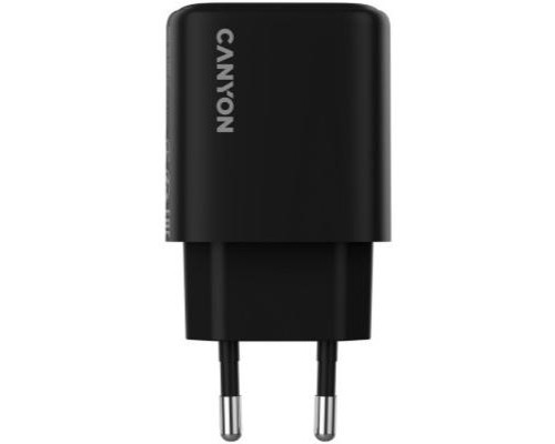 Зарядний пристрій Canyon OnCharge 250 25W 1xPD EU Black (CNE-CHA250-11)