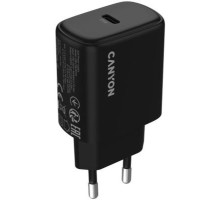 Зарядний пристрій Canyon OnCharge 250 25W 1xPD EU Black (CNE-CHA250-11)