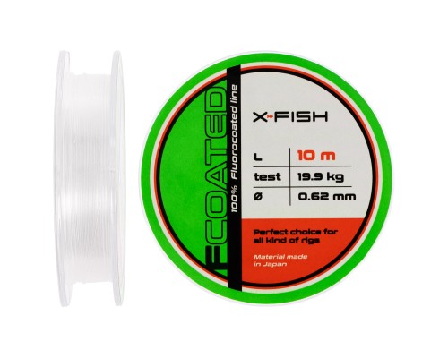 Флюорокарбон X-Fish FCoated 10m 0.62mm 19.9kg (1917.01.37)