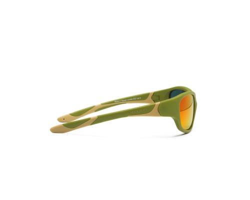 Дитячі сонцезахисні окуляри Koolsun Sport, 6-12 років, хакі (KS-SPOLBR006)