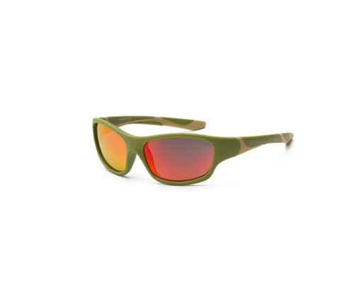 Дитячі сонцезахисні окуляри Koolsun Sport, 6-12 років, хакі (KS-SPOLBR006)