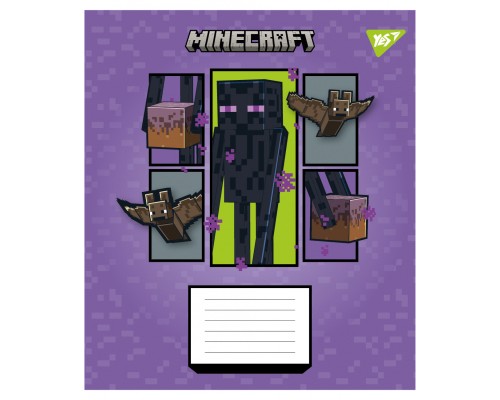 Зошит Yes Minecraft Arrows А5 18 аркушів клітинка (767573)