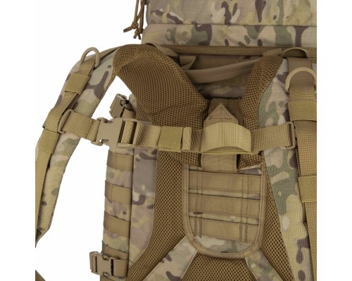 Рюкзак туристичний 2E 90L, LargeCap, Molle, камуфляж (2E-TACTLARGBKP-90L-CP)