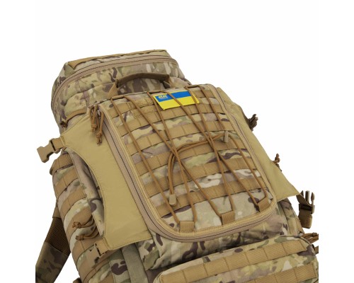 Рюкзак туристичний 2E 90L, LargeCap, Molle, камуфляж (2E-TACTLARGBKP-90L-CP)