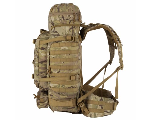 Рюкзак туристичний 2E 90L, LargeCap, Molle, камуфляж (2E-TACTLARGBKP-90L-CP)