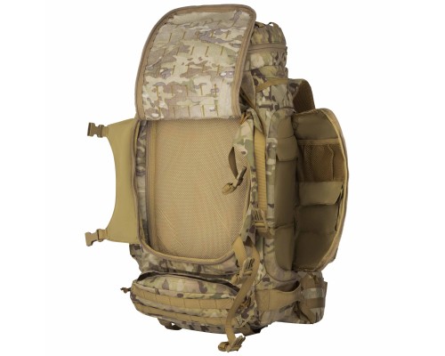 Рюкзак туристичний 2E 90L, LargeCap, Molle, камуфляж (2E-TACTLARGBKP-90L-CP)