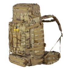 Рюкзак туристичний 2E 90L, LargeCap, Molle, камуфляж (2E-TACTLARGBKP-90L-CP)