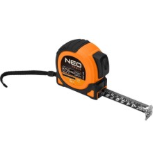 Рулетка Neo Tools Super Black, 5мx19мм, з фіксатором змотування, магніт (67-242)