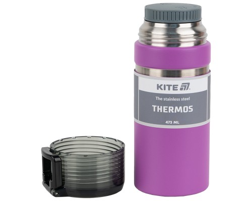 Термос Kite 473 мл фіолетовий (K25-320-3)
