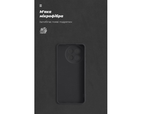 Чохол до мобільного телефона Armorstandart ICON Tecno Spark 30 Pro 4G (KL7) Camera cover Black (ARM83313)