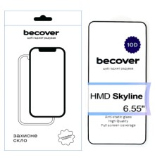 Скло захисне BeCover HMD Skyline 10D Black (713573)