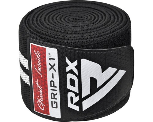 Бинт для спорту RDX KR11 Gym Knee Wrap Black/White (WAH-KR11BW)