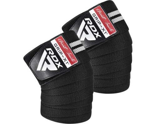 Бинт для спорту RDX KR11 Gym Knee Wrap Black/White (WAH-KR11BW)
