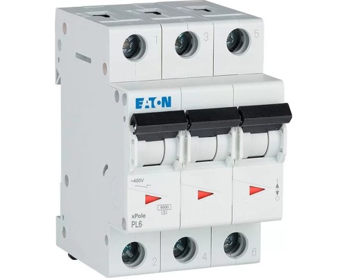 Автоматичний вимикач Eaton 3-п. М3 С 63А PL6 6кА