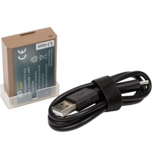 Акумулятор до фото/відео PowerPlant Canon TLP-E10 1020mAh з кабелем Type-C (CB971275)