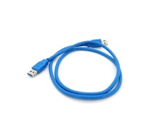 Дата кабель USB 3.0 AM/AM 1.5m blue Voltronic (YT-3.0AM+AM-1.5)