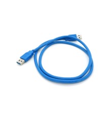 Дата кабель USB 3.0 AM/AM 1.5m blue Voltronic (YT-3.0AM+AM-1.5)