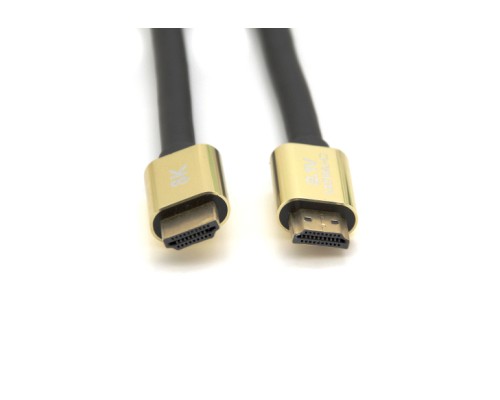 Кабель мультимедійний HDMI M to HDMI M 3.0m V2.1 8K black Merlion (YT-HDMI(M)/(M)8KV2.1-3.0m)
