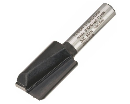 Фреза Bosch Professional пазова з двома лезами, Std, S8, D18, L25 (2.608.628.389)