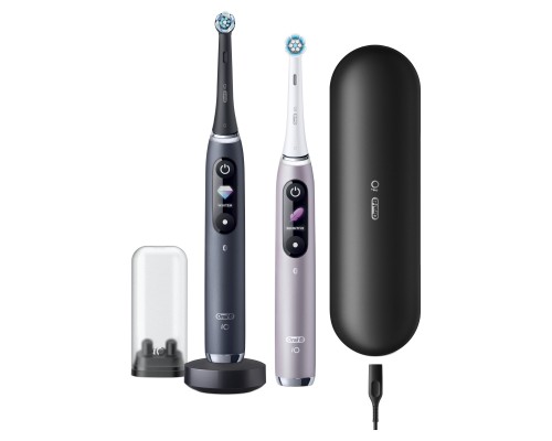 Електрична зубна щітка Oral-B Series 9 DUO iOM9d.2J2.2AD Рожева+Чорна (2) (4210201411574)