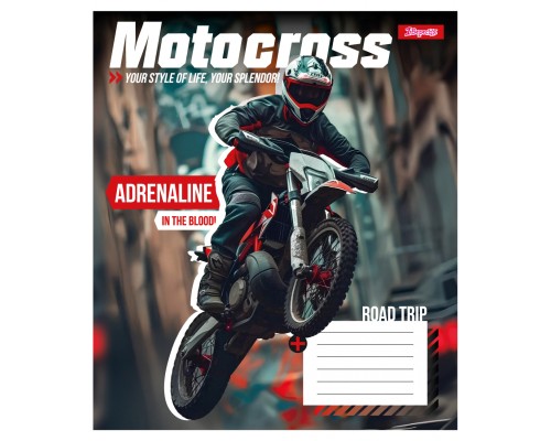 Зошит 1 вересня Free and Happy А5 12 аркушів коса лінія (768193)