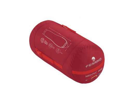 Спальний мішок Ferrino Nightec Lite Pro 600M -3°C Red (86708NRR) (931773)