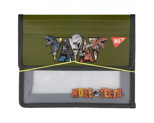 Папка для зошитів Yes пластикова на резинці Jurassic World хакі B5 (492213)