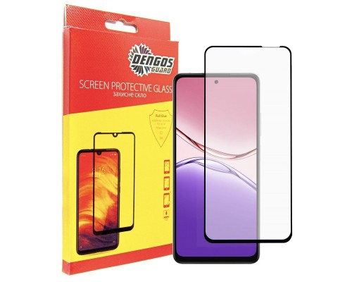 Скло захисне Dengos Full Glue OPPO A5x Black (TGFG-403)