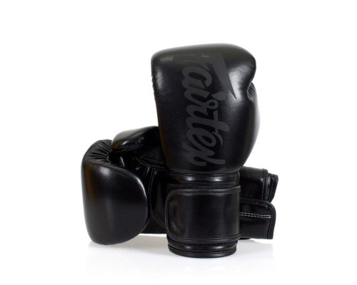 Боксерські рукавички Fairtex BGV14SB Black 12 унцій (бинти в комплекті) (BGV14SB_12oz_Black)