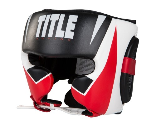 Боксерський шолом Title MMA Command Black/White/Red L (XCHGT L BK/WH/RD)